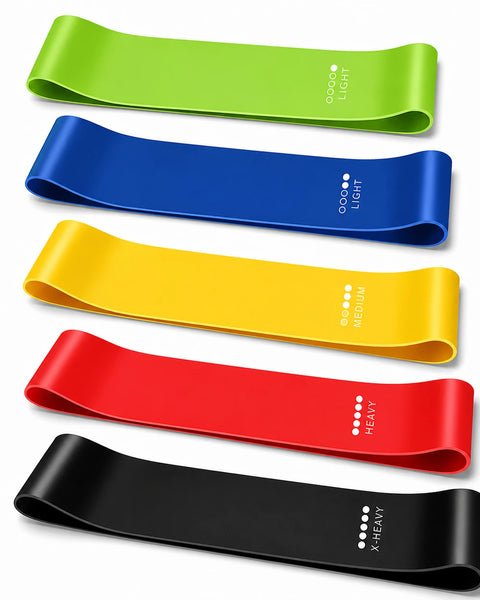(Pack de 5) Wide Resistance Bands