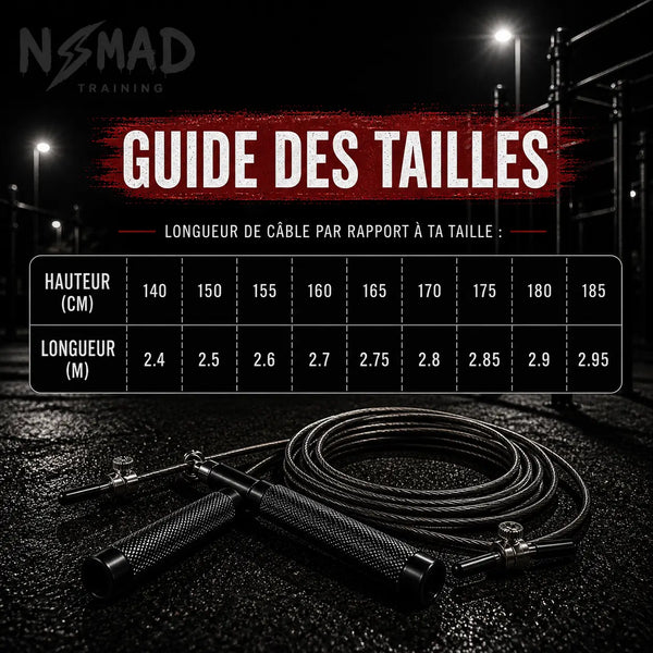 Corde à Sauter Professionnelle Nomad'Burn™