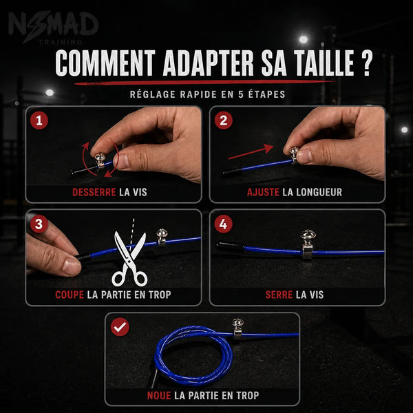 Corde à Sauter Professionnelle Nomad'Burn™
