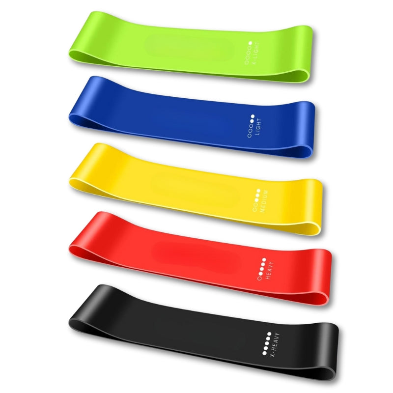 (Pack de 5) Wide Resistance Bands